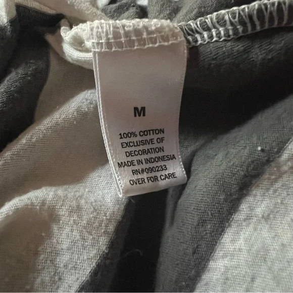 Grey & White Striped Boxy Tee - Picture 6 of 6